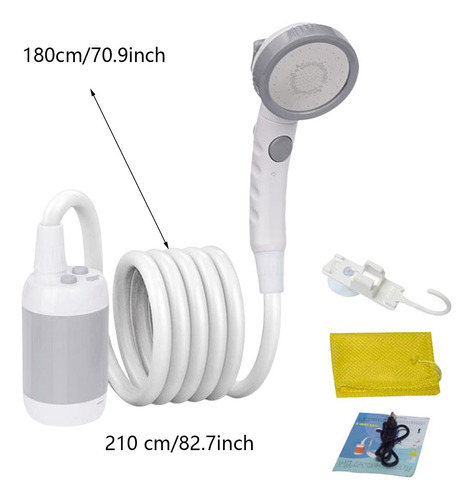 Ducha Portátil Campamento Ducha Ducha Eléctrica Para La