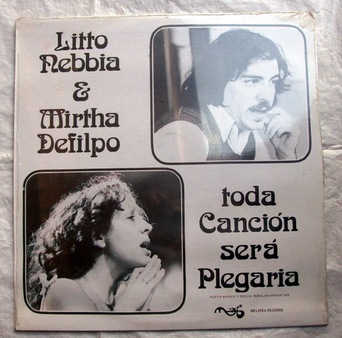 Litto Nebbia Toda Cancion Sera Plegaria Vinilo Ed. 1979 Mint