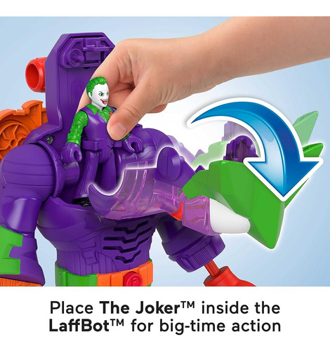 Juguete Imaginext Dc Joker Con Robot Laffbot Y Sonidos
