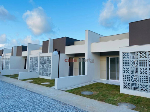 Imagem 1 de 9 de Casa Com 2 Dormitórios À Venda, 62 M² Por R$ 184.900,00 - Parque Das Árvores - Parnamirim/rn - Ca0019