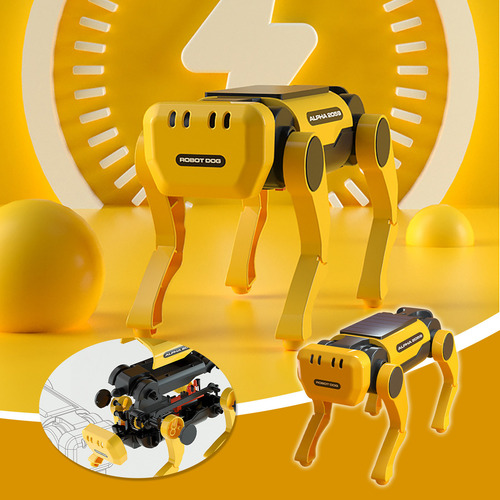 Tecnología De Bricolaje Para Perros Robot De Energía Solar D