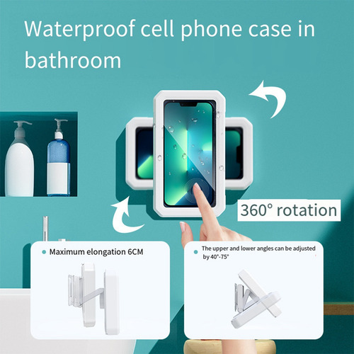 Soporte Para Teléfono De Ducha S1, Impermeable, Rotación De