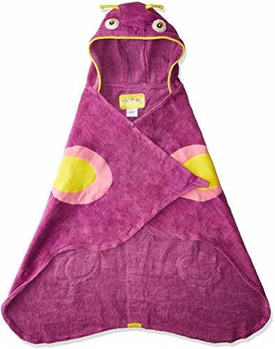 Toalla De Mariposa Kidorable Para Niñas, Púrpura, Medi