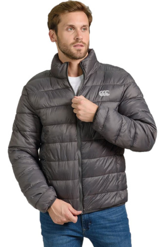 Campera Hombre Inflada Gris Plomo Canterbury Agisborne