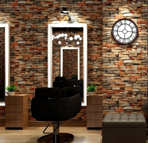 . Papel Tapiz Autoadhesivo For Paredes De Piedra 3d 45cm*6m