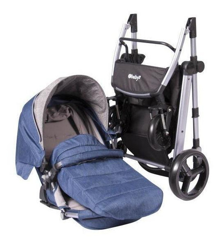 Coche Paseador Liviano Ebaby Sarul Deluxe Azul
