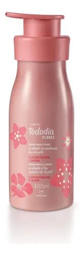 Creme Para O Corpo Tododia Flor De Pêssego E Jasmim 400 Ml