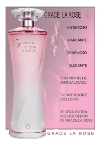 Fragr ncia Hinode Grace La Rose Sublime Perfume Original