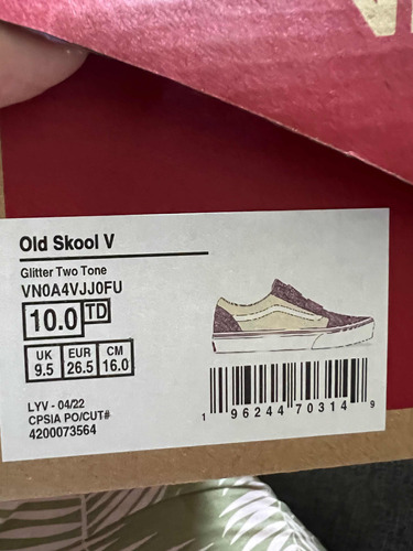 Tenis Vans De Niña