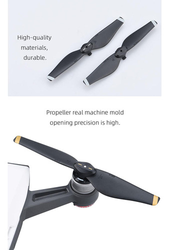 4pack Hélices Compatibles Con Spark 4732s Drone Accesorios