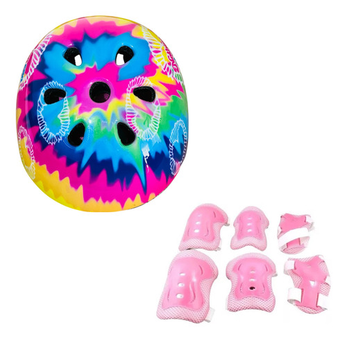 Kit Casco Ajustable De Protección Adolescente