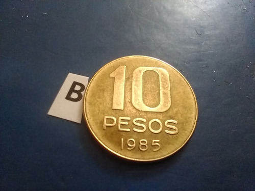 Moneda Argentina 5 Pesos Año 1985