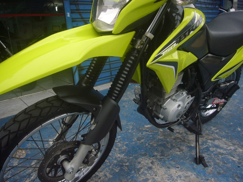 Honda Nxr 150 Bros Es Ano 2013 Verde Troca Financia