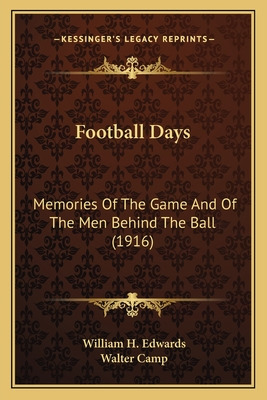 Libro Football Days: Memories Of The Game And Of The Men ...