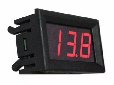 Voltimetro Digital Led 12v Para Painel - Equip05