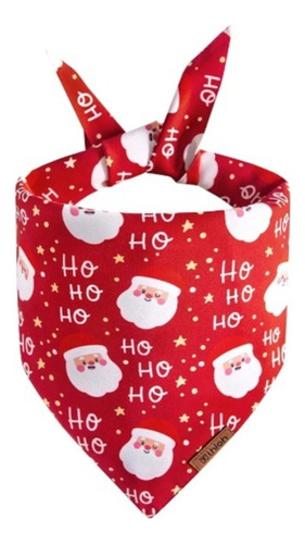 Bandanas Navideñas Para Perros, Paquete 2 Bufandas Talla G