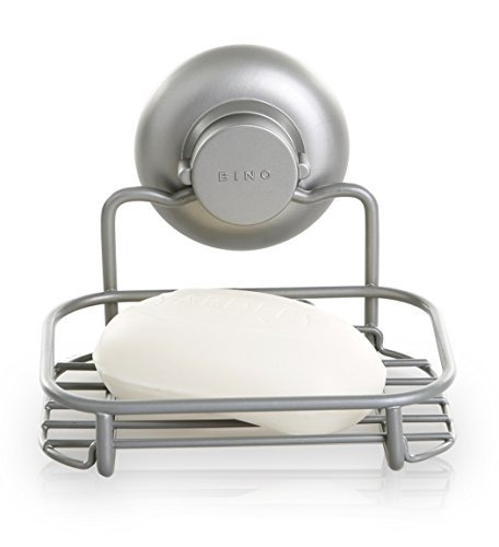 Bino Smartsuction Carrito De Ducha De Níquel Satinado, Plato