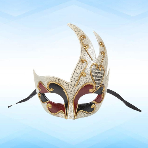 Venecia Llama Forma Hombres Máscaras Mascarada Creativa