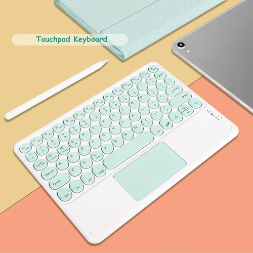 Teclado Con Touchpad, Inalámbrico Bluetooth