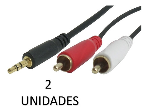 Cable Auxiliar De Audio Doble Rca A Plug 3.5mm 1.5mts Oferta