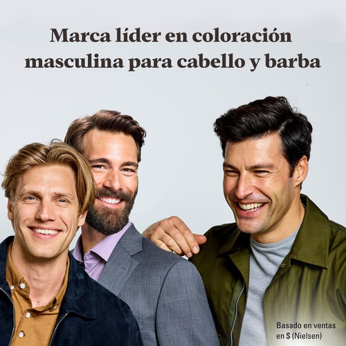 Tinte Just For Men Fórmula Original Castaño Claro 3-pack