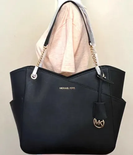 Bolsa Michael Kors Negra Con Dorado 35f1gtvt3l 100 Original
