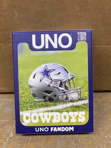 Uno Fandom Dallas Cowboys Nfl Mattel Juego De Mesa