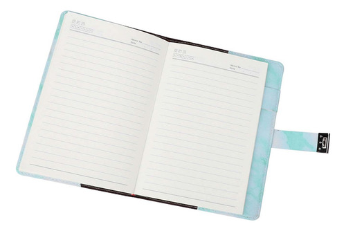 Libro De Diario De Cuero De Pu Marmoleado Para Escribir