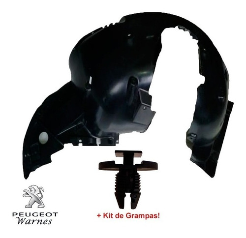 Guardaplast Delantero Derecho + Grampas Peugeot 301