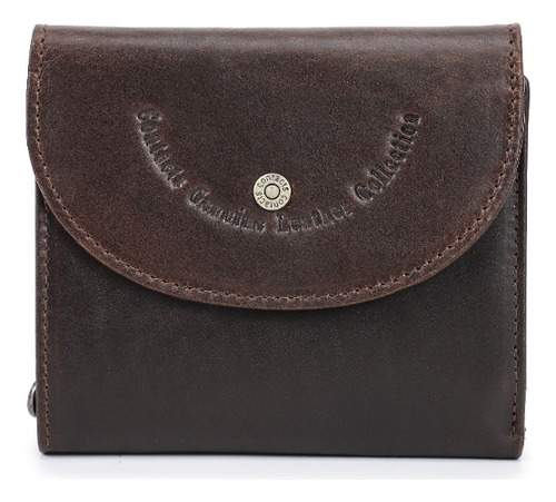 Cartera Delgada Para Mujer Cartera De Cuero Con Monedero