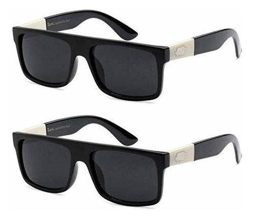 Gafas De Sol - 2 Pack Locs 91075 Black Sunglasses | Authent