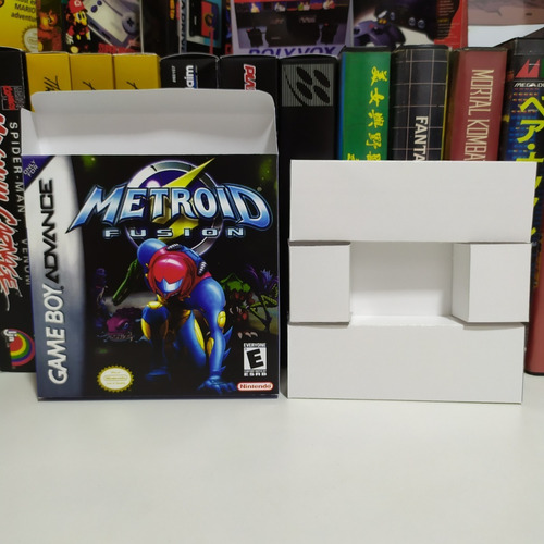 Metroid Fusion - Box Do Jogo (nintendo Game Boy Advance)