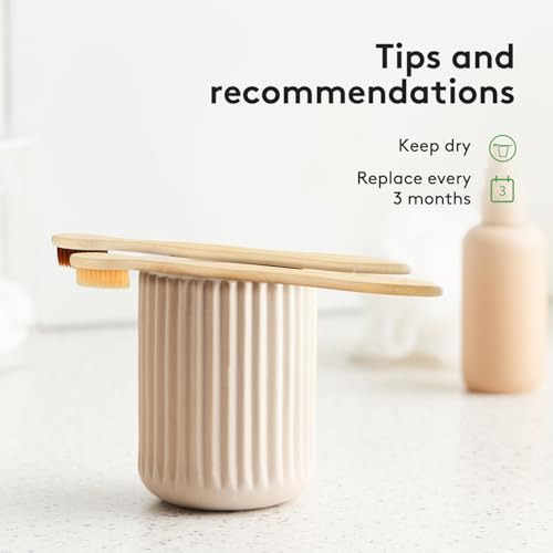 10 Cepillos De Dientes De Bambu Con Cerdas Suaves
