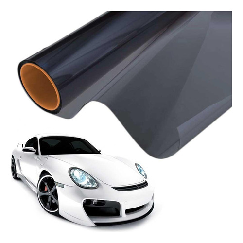 Insulfilm Automotivo G5 Grafite Fundo Preto Profissional 15m