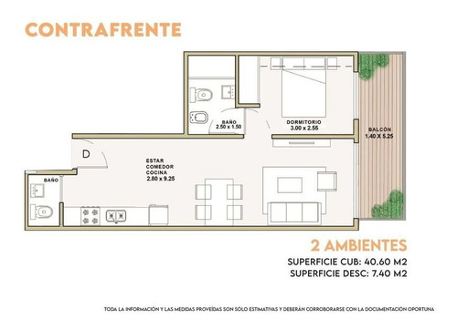 Imagen 13 de 13 de Barrio Naon-balcon-2 Baños