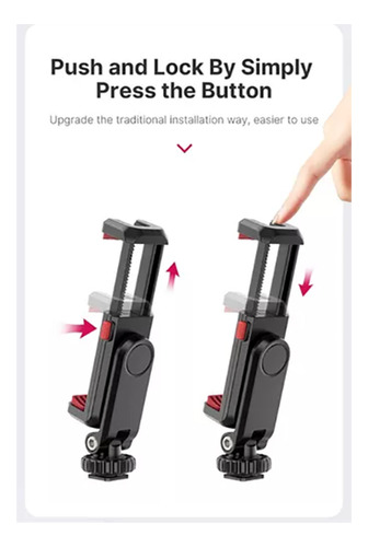 Soporte Para Celular Holder360°con Abrazadera Y Zapata Fría