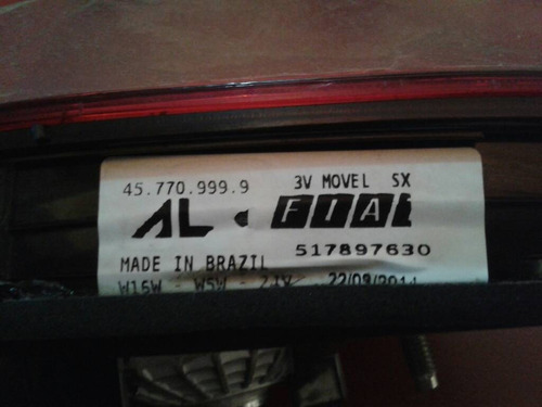 Stop De Tapa Maleta Izquierdo Dodge Forza, Fiat Siena Fase 3