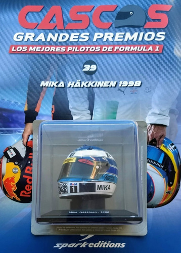 Colección Cascos Grandes Premios N° 39 - Mika Hakkinen