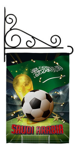 Juego De Bandera De Jardín De Arabia Saudita Para La Copa De