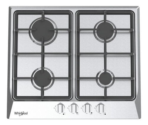 Cubierta Whirlpool A Gas 24  - Acero Inoxidable Acero Inoxid