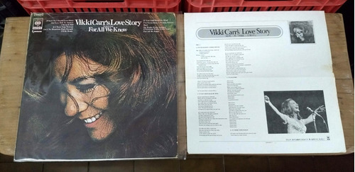 Vikki Carr Love Story 1974 Disco Lp Vinilo Korea