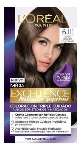 Tinte Para Cabello L'oréal Imédia Excellence Matizador Supre Tono Sin tono