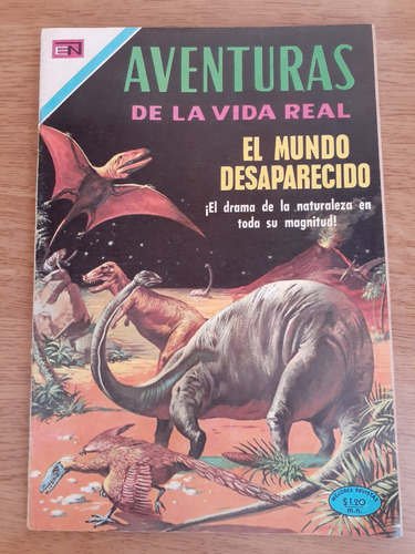 Cómic Aventuras El Mundo Desaparecido Número 187 Novaro 1971