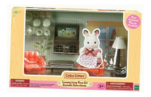 Calico Critters Juego De Salón Para Sala De Estar, Juego De