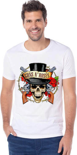 Playera Guns N' Roses Diseño 21 Rock Grupos Musicales Beloma