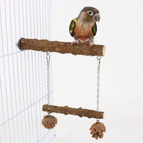 Pájaro De Madera Swing Bird Jage Swing Hanging Gym Gywing