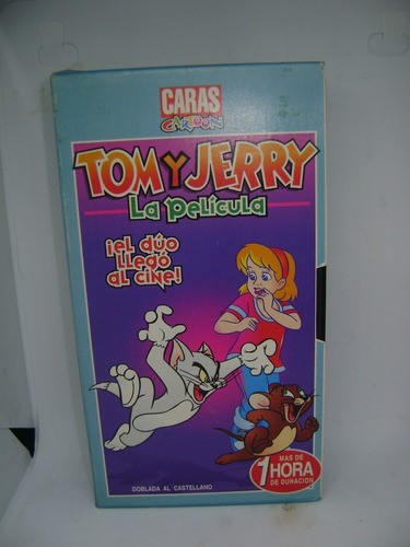 Vhs Tom Y Jerry La Pelicula Video Original Caras Cartoon