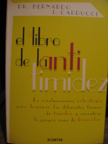 Vendo Libro El Libro De La Anti Timidez