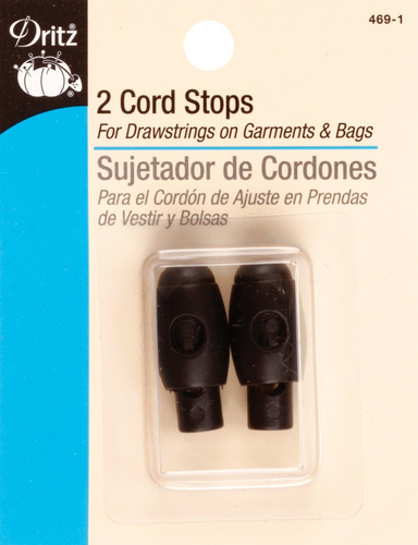 Dritz 469-1 Tope Para Cordon Prenda Vestir Bolsa Color Negro