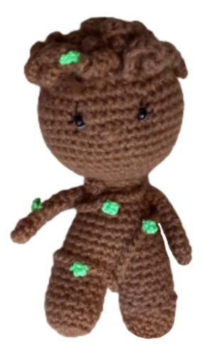 Amigurumi Muñeco De Apego Baby Groot Hecho A Mano